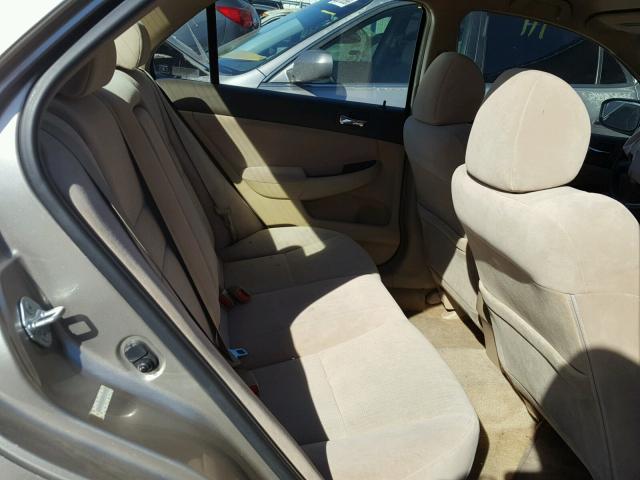 JHMCM56303C035476 - 2003 HONDA ACCORD LX GOLD photo 6