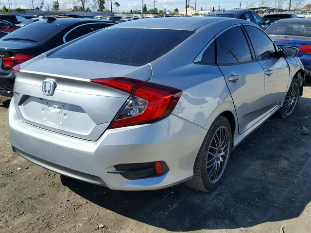 19XFC2E51GE045970 - 2016 HONDA CIVIC LX SILVER photo 4