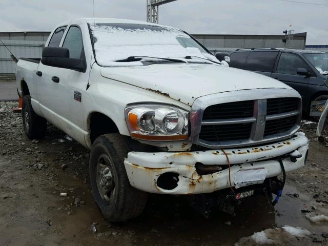 3D3KS28D08G141350 - 2008 DODGE RAM 2500 S WHITE photo 1