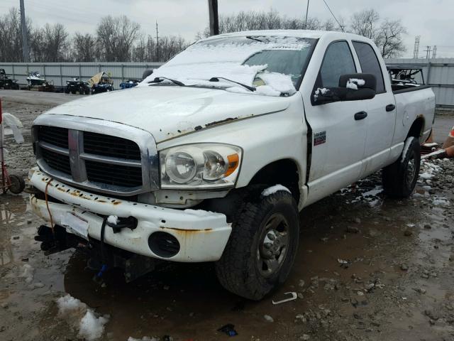 3D3KS28D08G141350 - 2008 DODGE RAM 2500 S WHITE photo 2