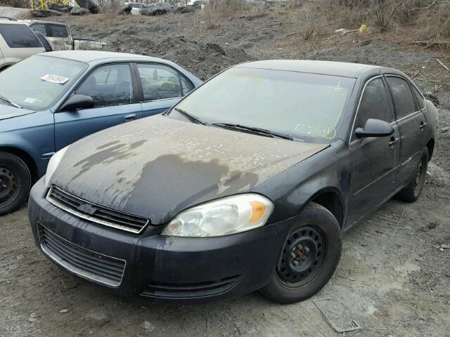 2G1WS581X69414375 - 2006 CHEVROLET IMPALA POL BLACK photo 2