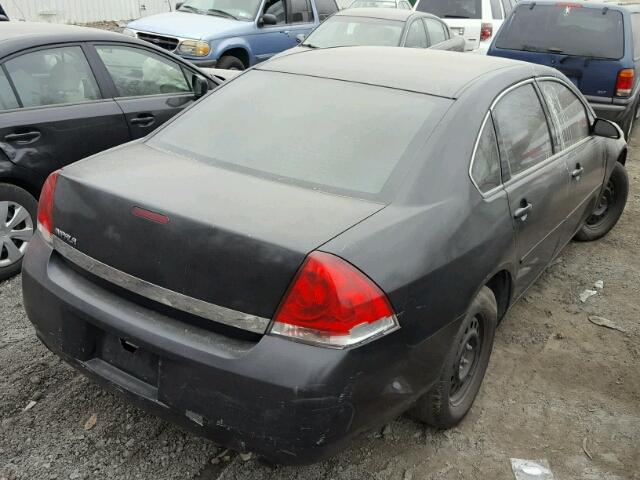 2G1WS581X69414375 - 2006 CHEVROLET IMPALA POL BLACK photo 4