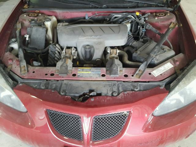 2G2WP552761131117 - 2006 PONTIAC GRAND PRIX BURGUNDY photo 7