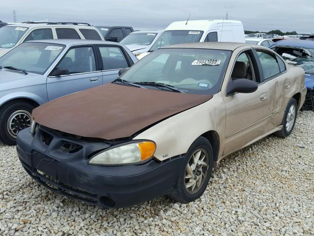 1G2NF52E94C238674 - 2004 PONTIAC GRAND AM S ოქროსფერი ფოტო 2