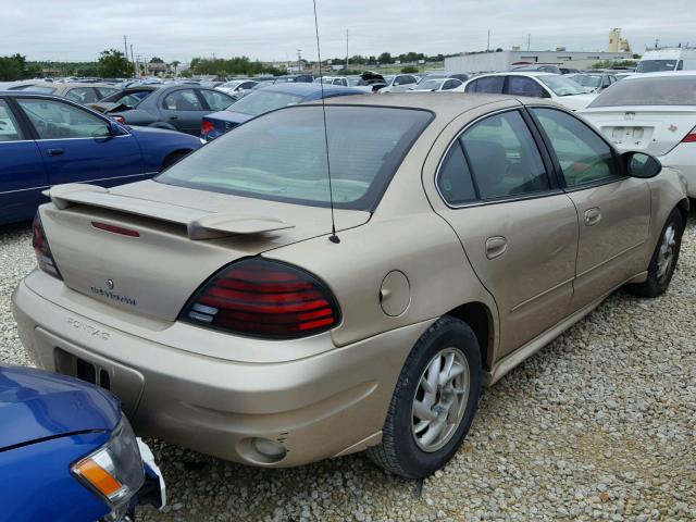 1G2NF52E94C238674 - 2004 PONTIAC GRAND AM S ოქროსფერი ფოტო 4