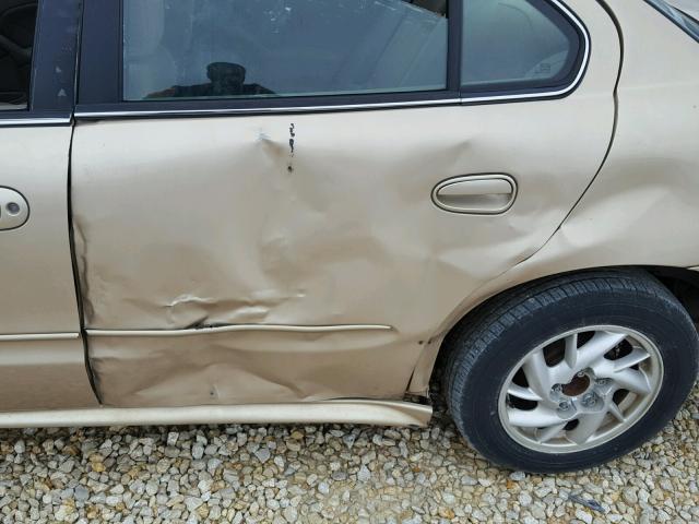 1G2NF52E94C238674 - 2004 PONTIAC GRAND AM S ოქროსფერი ფოტო 9