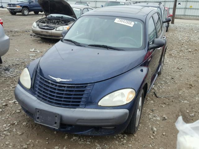 3C8FY68B82T234497 - 2002 CHRYSLER PT CRUISER BLUE photo 2