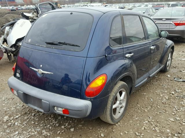 3C8FY68B82T234497 - 2002 CHRYSLER PT CRUISER BLUE photo 4