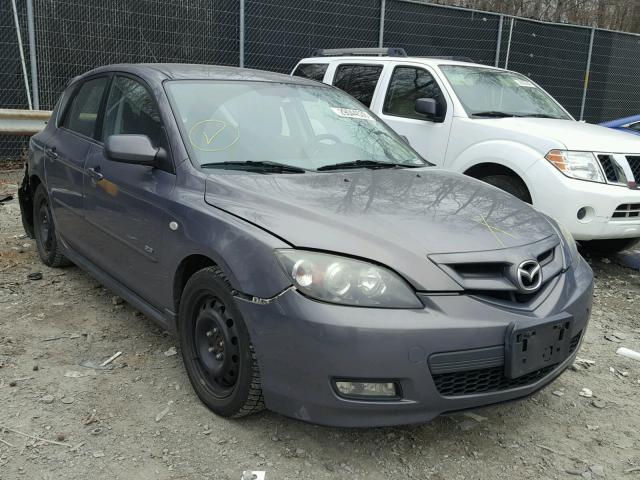 JM1BK344871644741 - 2007 MAZDA 3 HATCHBAC GRAY photo 1