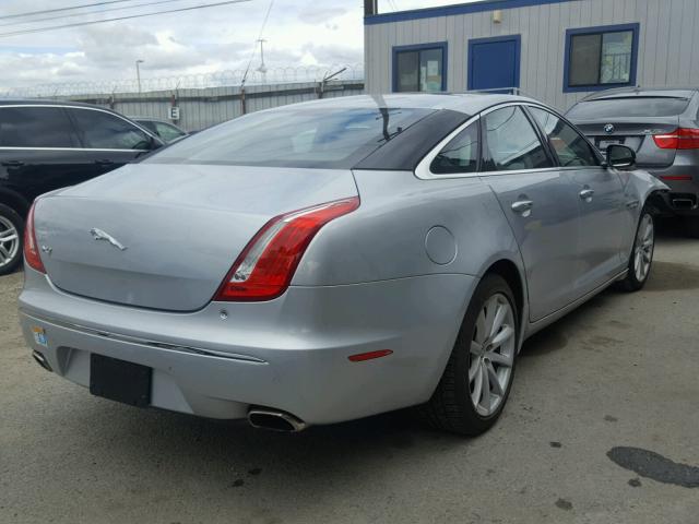 SAJWA1CB3BLV03566 - 2011 JAGUAR XJ SILVER photo 4