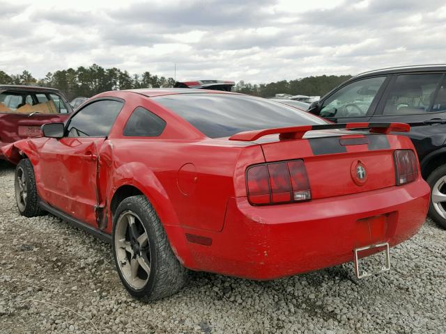 1ZVFT80N155119162 - 2005 FORD MUSTANG RED photo 3