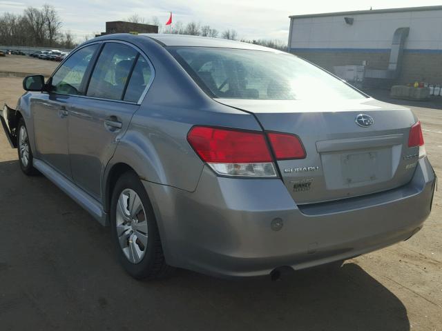 4S3BMBA69B3216510 - 2011 SUBARU LEGACY 2.5 SILVER photo 3