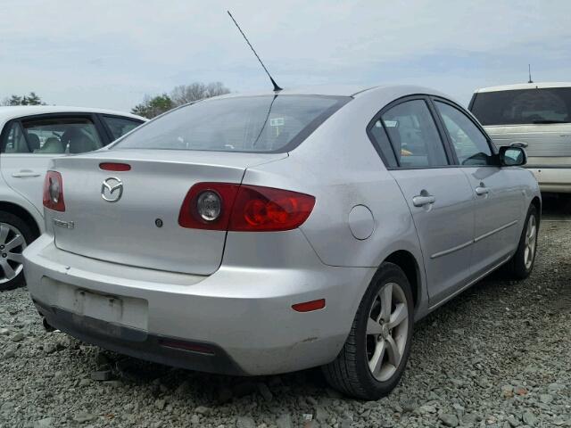 JM1BK32FX41213060 - 2004 MAZDA 3 I SILVER photo 4