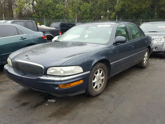 1G4CW54K314222347 - 2001 BUICK PARK AVENU BLUE photo 2