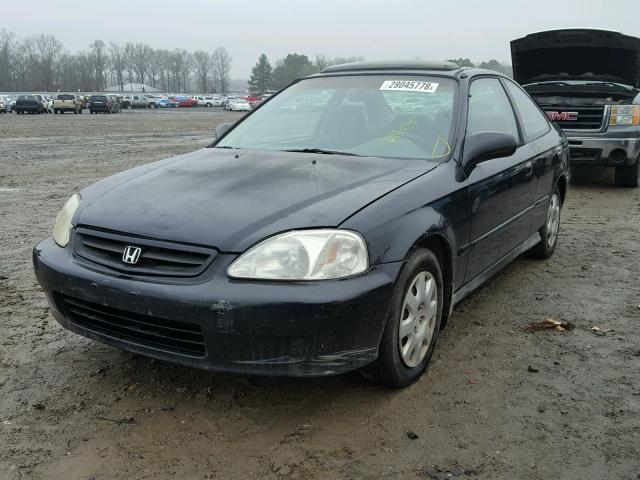 1HGEJ8244YL059923 - 2000 HONDA CIVIC EX Qara foto 2
