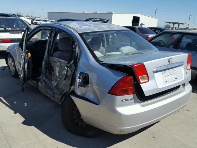 2HGES26781H506058 - 2001 HONDA CIVIC EX ვერცხლისფერი ფოტო 3