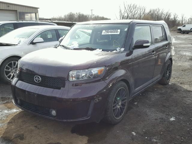 JTLKE50E891078668 - 2009 TOYOTA SCION XB BLACK photo 2