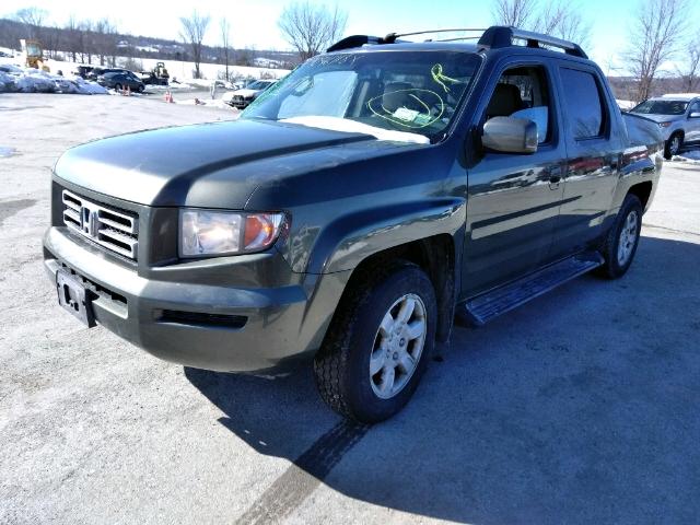 2HJYK16566H517292 - 2006 HONDA RIDGELINE GREEN photo 2