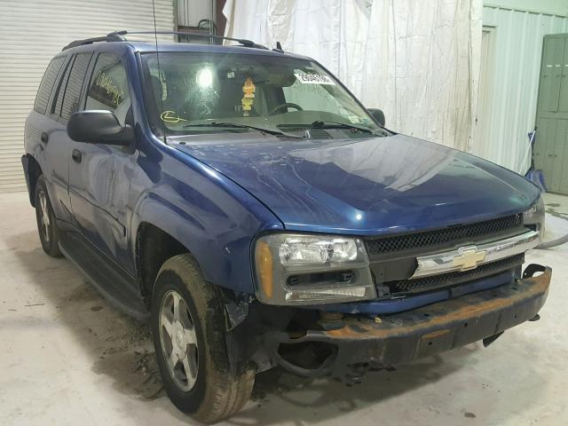 1GNDT13S762305348 - 2006 CHEVROLET TRAILBLAZE BLUE photo 1