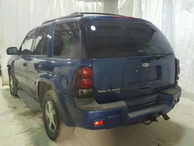 1GNDT13S762305348 - 2006 CHEVROLET TRAILBLAZE BLUE photo 3