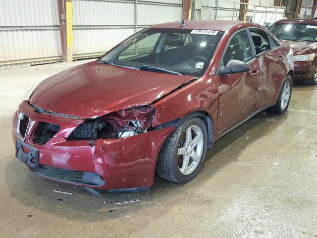 1G2ZH57NX94196568 - 2009 PONTIAC G6 GT MAROON photo 2