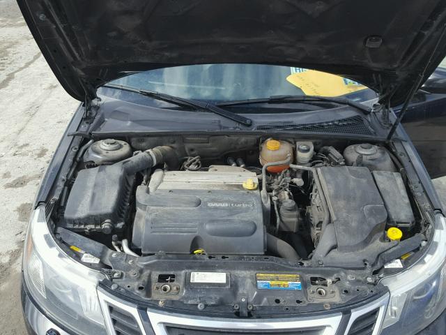 YS3FB49Y391010560 - 2009 SAAB 9-3 2.0T BLACK photo 7