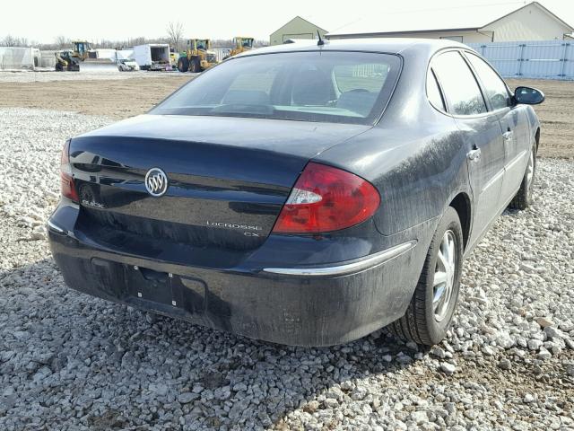 2G4WC582871184425 - 2007 BUICK LACROSSE C BLACK photo 4