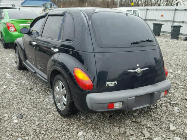 3C4FY48B22T249812 - 2002 CHRYSLER PT CRUISER BLACK photo 3