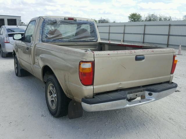 4F4YR12U91TM15078 - 2001 MAZDA B3000 TAN photo 3