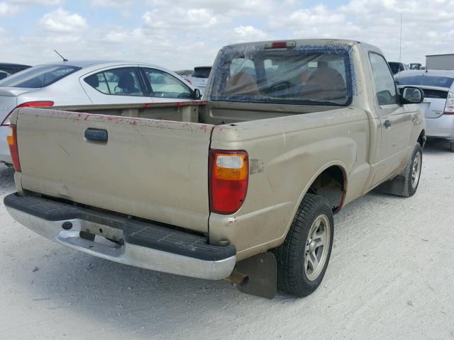 4F4YR12U91TM15078 - 2001 MAZDA B3000 TAN photo 4