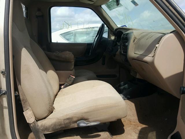 4F4YR12U91TM15078 - 2001 MAZDA B3000 TAN photo 5