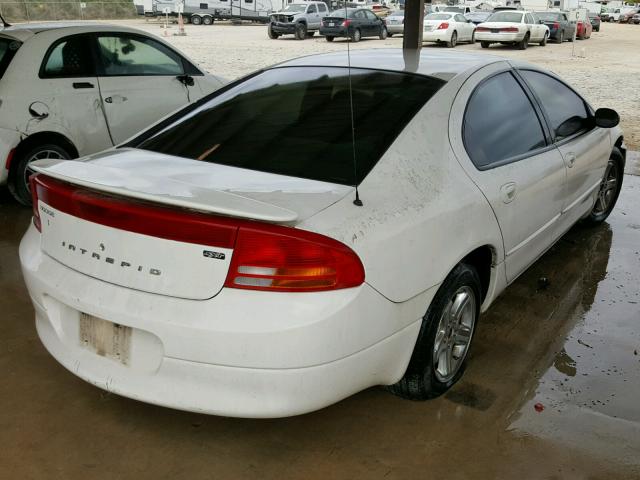 2B3HD56G54H608477 - 2004 DODGE INTREPID E WHITE photo 4