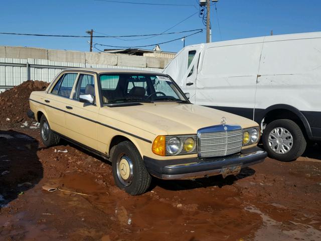 WDBAB23A9DB409668 - 1983 MERCEDES-BENZ 240 D YELLOW photo 1