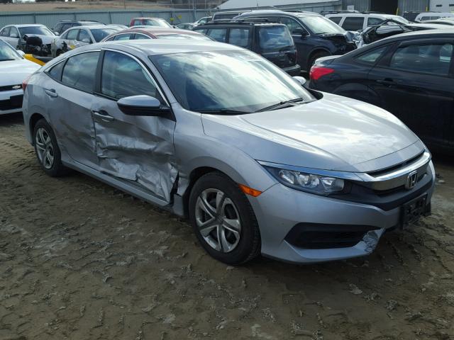 19XFC2F57GE036835 - 2016 HONDA CIVIC LX SILVER photo 1