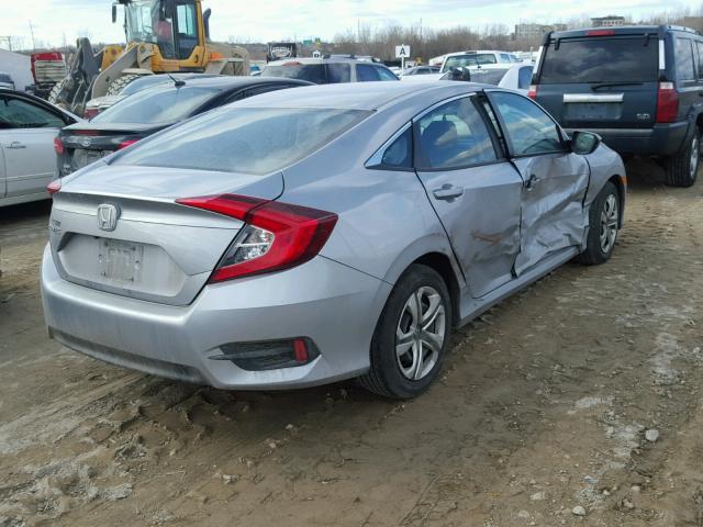 19XFC2F57GE036835 - 2016 HONDA CIVIC LX SILVER photo 4