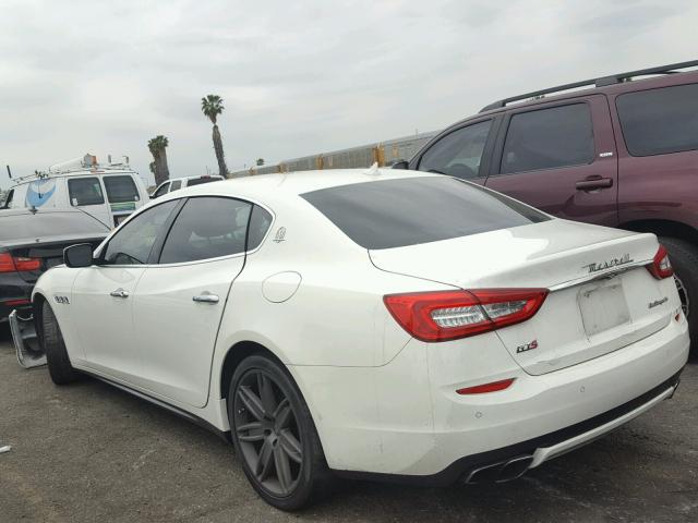 ZAM56PPA3E1087630 - 2014 MASERATI QUATTROPOR WHITE photo 3