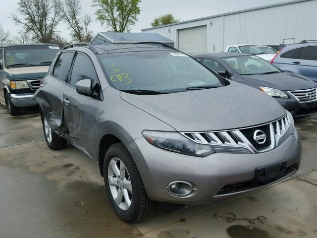 JN8AZ1MW8AW134840 - 2010 NISSAN MURANO S GRAY photo 1