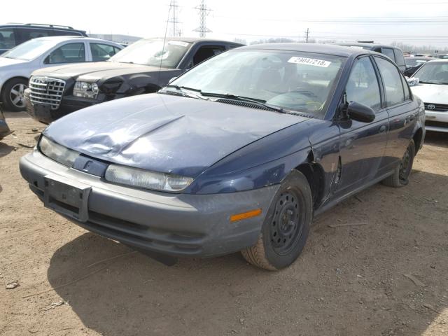 1G8ZH5283WZ159738 - 1998 SATURN SL1 BLUE photo 2