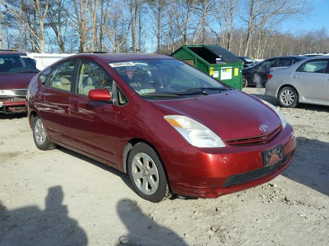 JTDKB22U040083661 - 2004 TOYOTA PRIUS RED photo 1