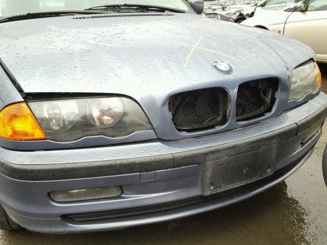 WBAAV33471FU83715 - 2001 BMW 325 I BLUE photo 9