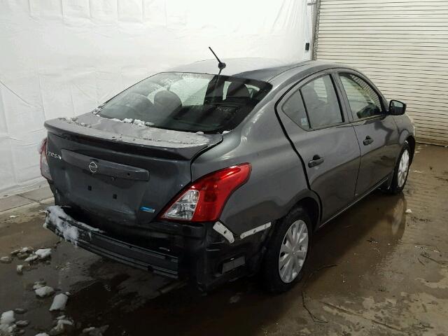 3N1CN7AP8GL894395 - 2016 NISSAN VERSA S GRAY photo 4