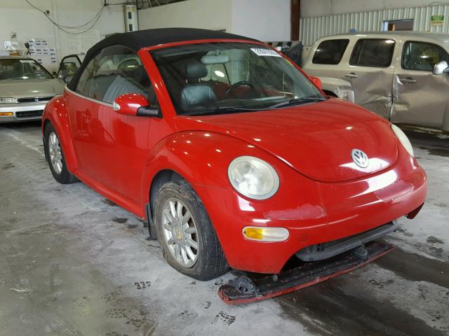 3VWCM31YX5M361745 - 2005 VOLKSWAGEN NEW BEETLE RED photo 1