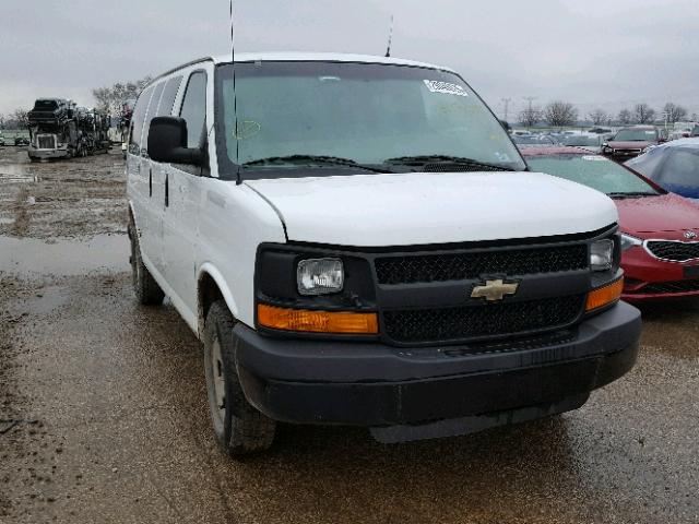 1GNZGXFA2D1184506 - 2013 CHEVROLET EXPRESS G3 WHITE photo 1