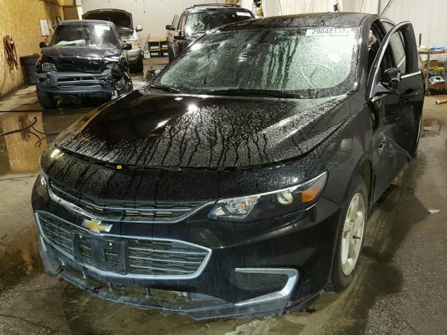 1G1ZB5ST8HF245216 - 2017 CHEVROLET MALIBU LS BLACK photo 2