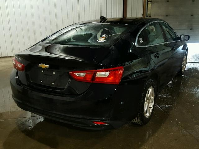 1G1ZB5ST8HF245216 - 2017 CHEVROLET MALIBU LS BLACK photo 4