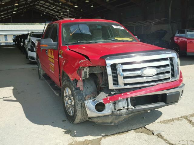 1FTRW12879FA28340 - 2009 FORD F150 SUPER RED photo 1