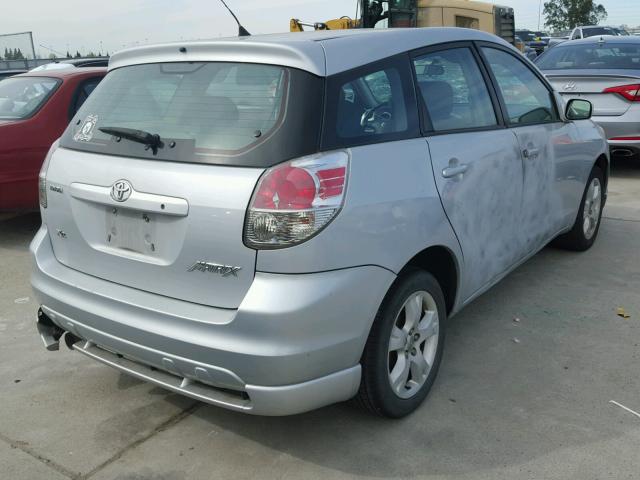 2T1KR32E36C584966 - 2006 TOYOTA COROLLA MA SILVER photo 4