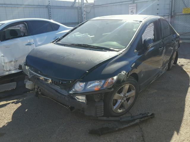 19XFA1F68BE030351 - 2011 HONDA CIVIC LX-S BLACK photo 2