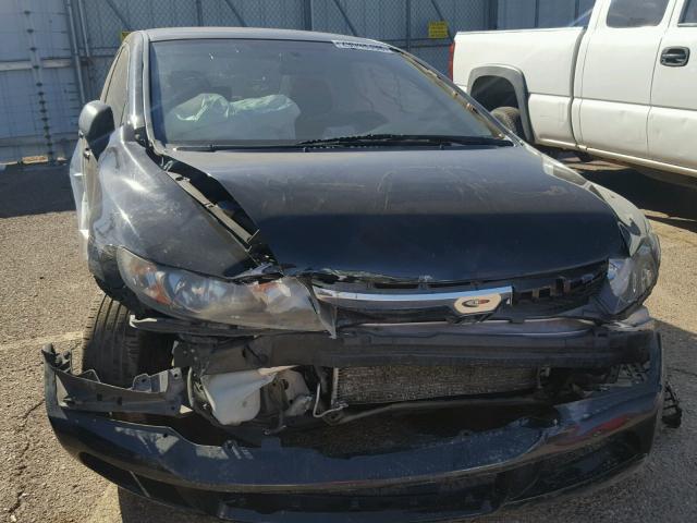 19XFA1F68BE030351 - 2011 HONDA CIVIC LX-S BLACK photo 9