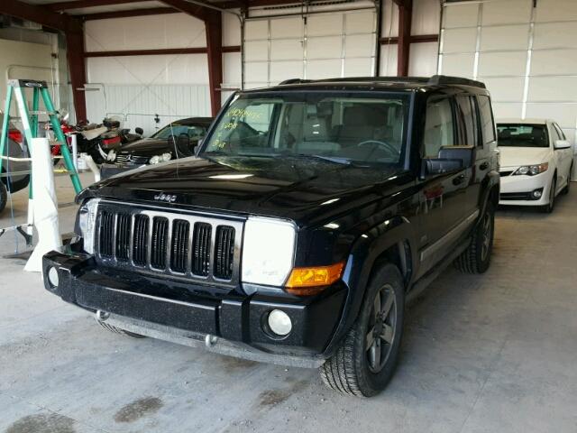 1J8HG48K66C288876 - 2006 JEEP COMMANDER BLACK photo 2